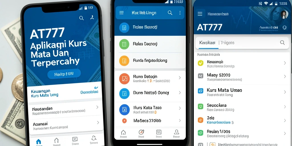 Tampilan antarmuka AT777 yang informatif dan mudah digunakan.