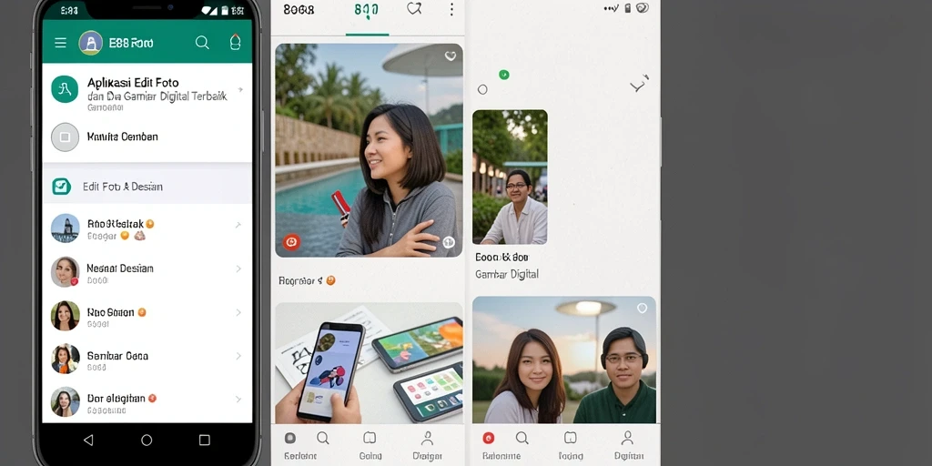 Tampilan antarmuka E88 yang memudahkan pengguna dalam pengeditan gambar.