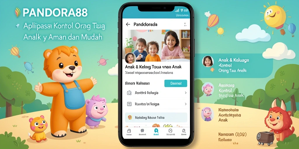 Antarmuka utama PANDORA88 untuk kontrol orang tua yang mudah.