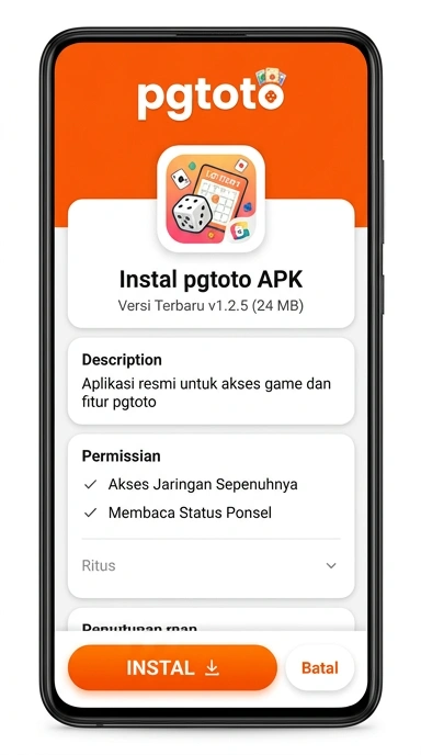 Unduh dan Instal pgtoto APK Untuk Android Anda