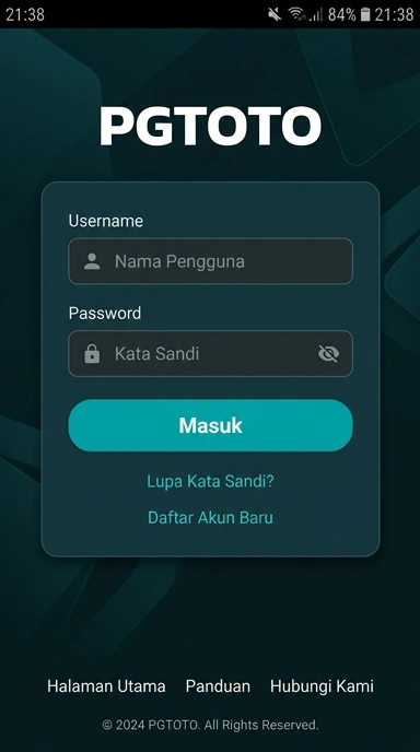 Masuk Akun pgtoto dengan Mudah dan Aman